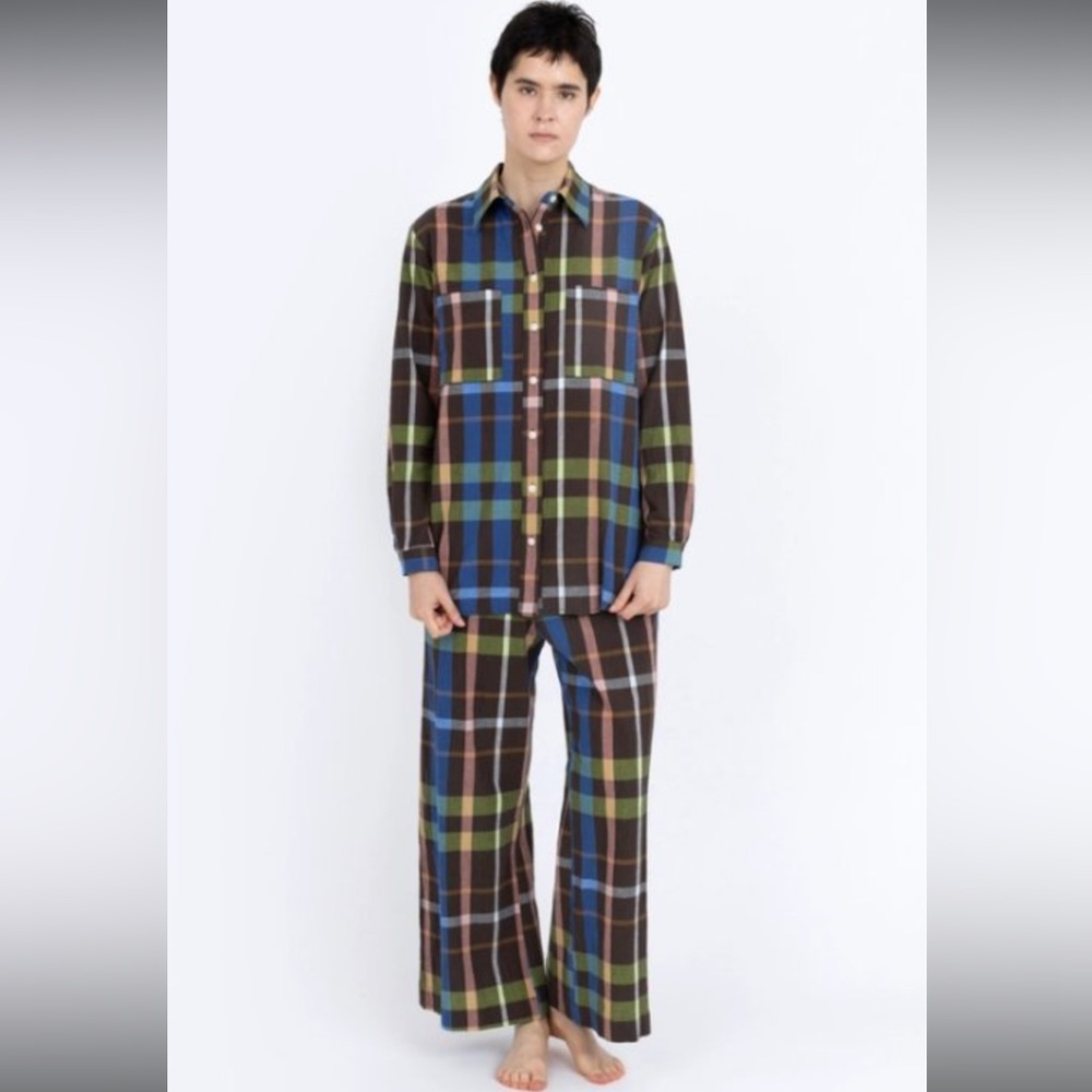 Ilana Kohn Washed plaid swan set - sz SM